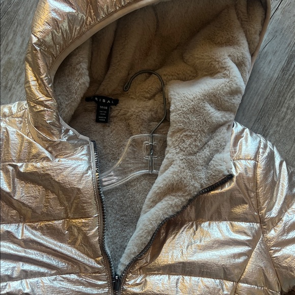 Women’s Tribal XS Cream Hooded reversible Jacket - Picture 8 of 8